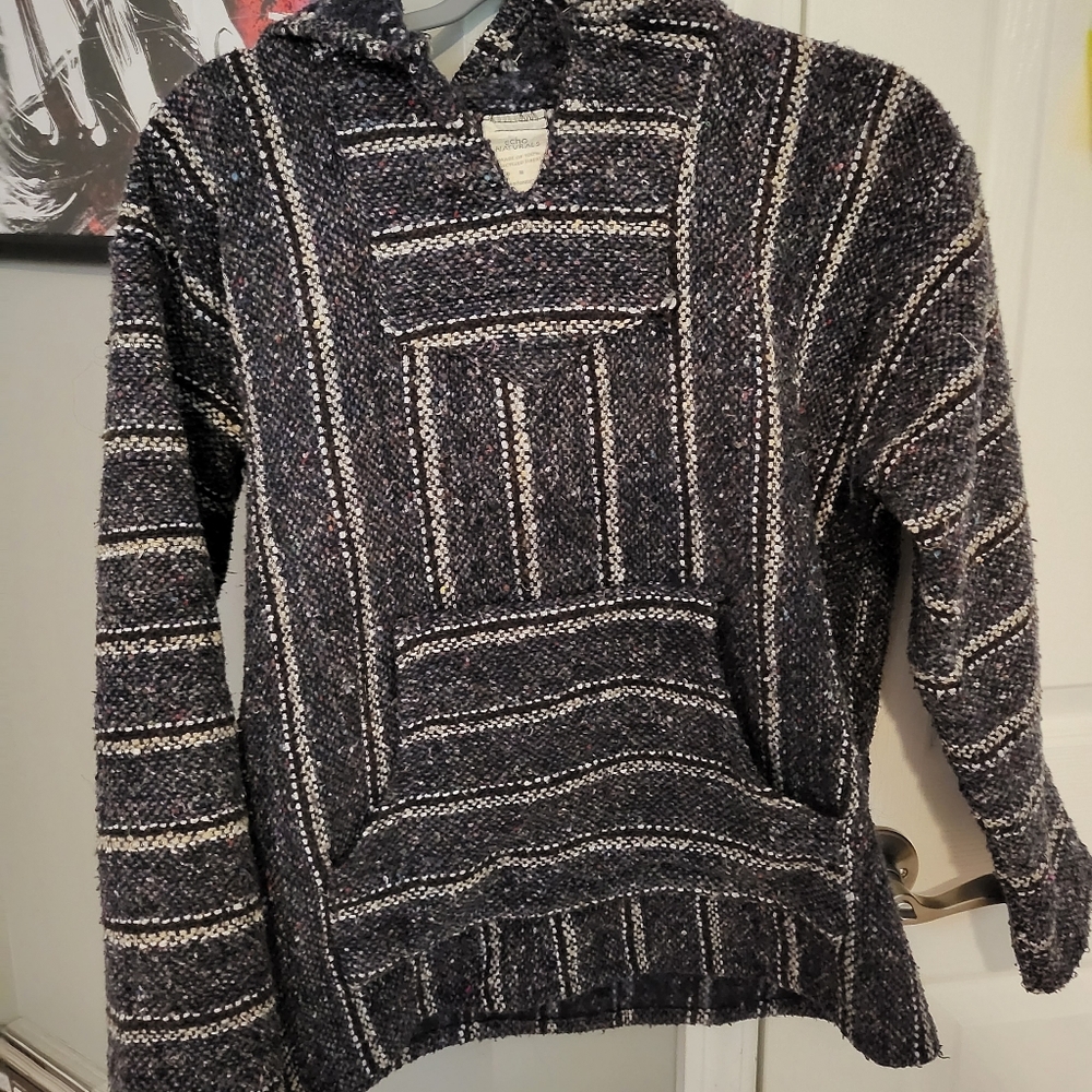 Knit hoodie
